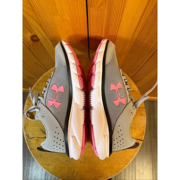 Under Armour Charged Assert 8 Running Shoes Mod Gray/White Size 7 - Picture 6 of 8